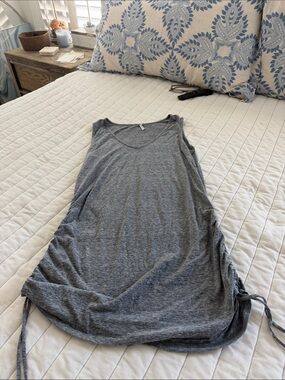 Eco Swim Heather Gray swim coverup M